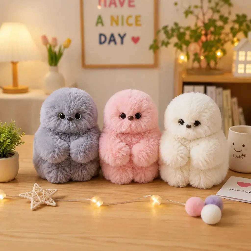 Bibou™ — Peluche Interactive Compagnon, Réagit au Son, Ressent et Répond