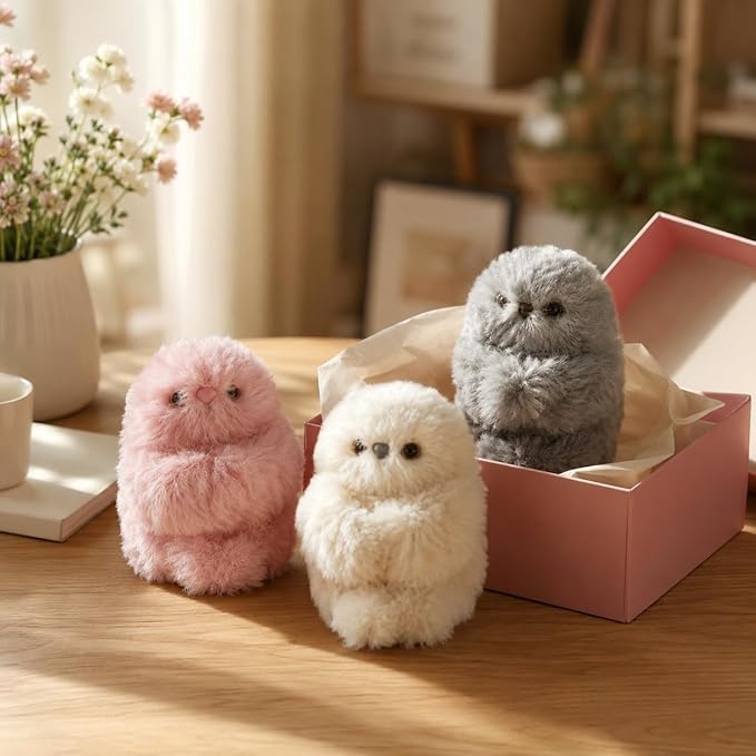 Bibou™ — Peluche Interactive Compagnon, Réagit au Son, Ressent et Répond